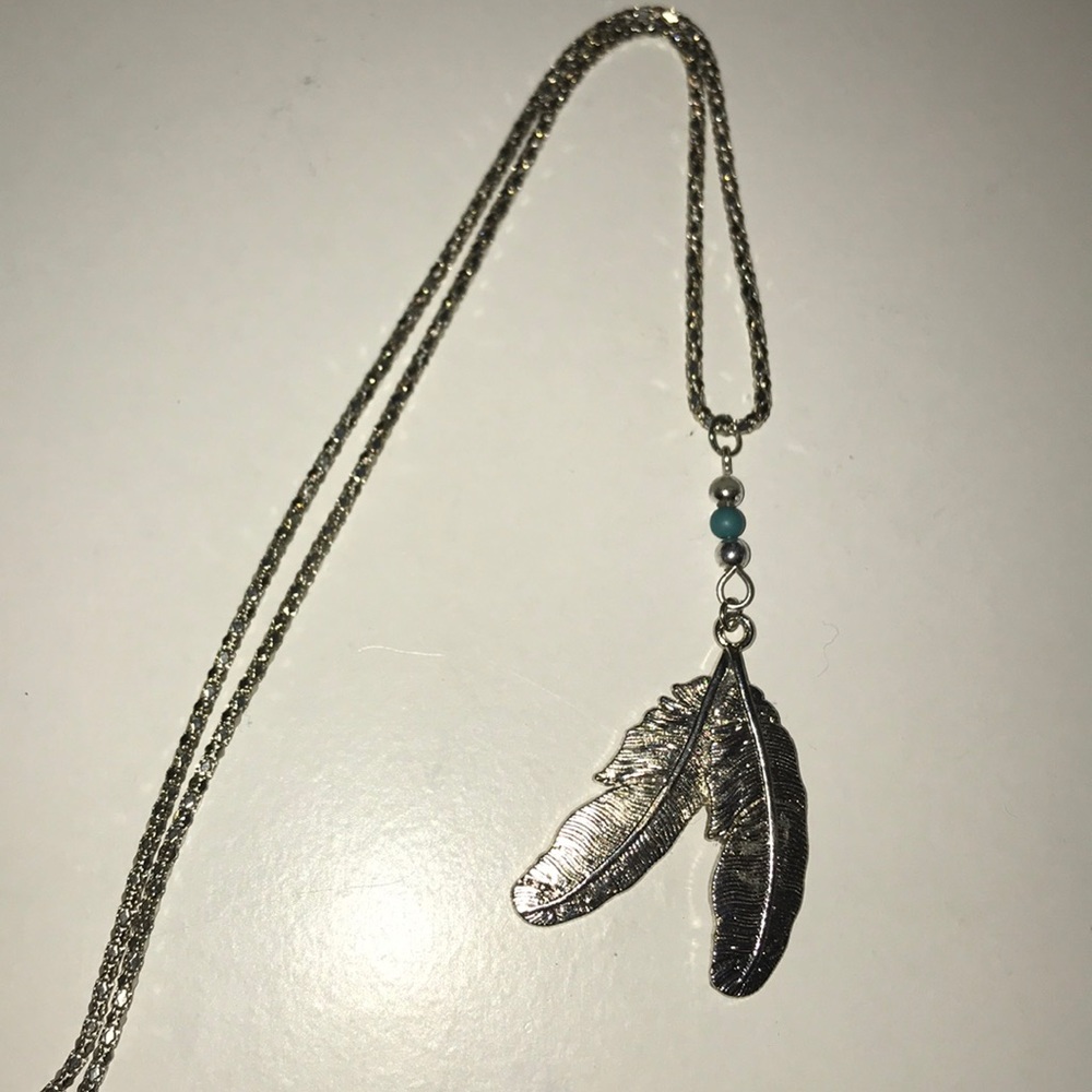 Feather necklace